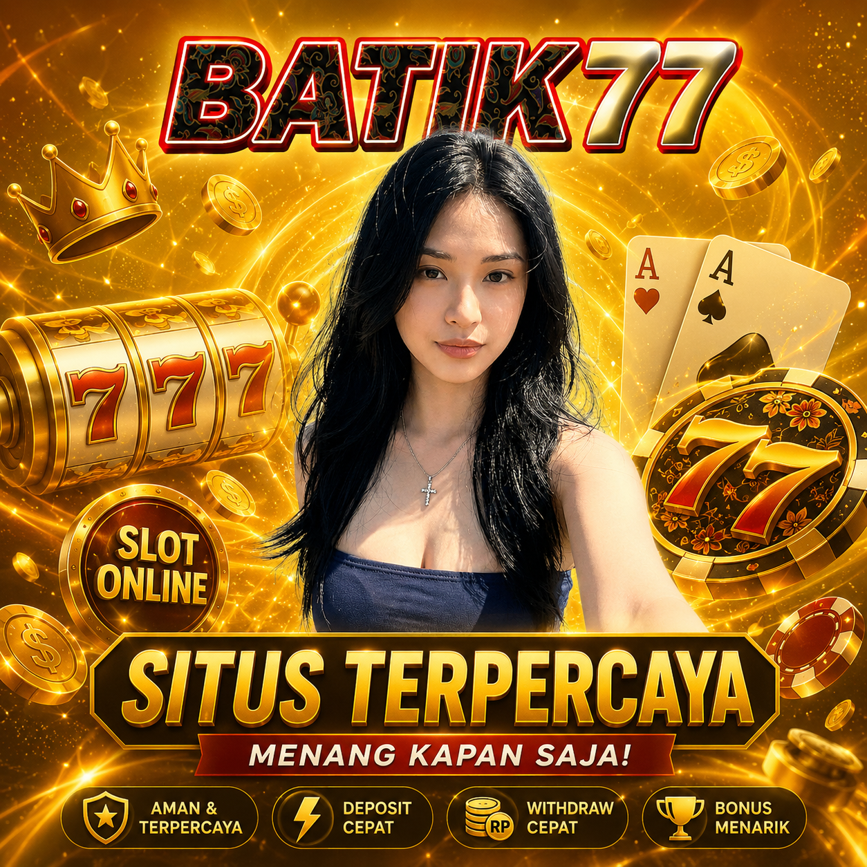 BATIK77 Front Black 
